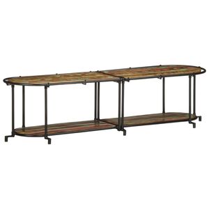 vidaXL Meuble TV 160x42x40 cm bois massif de r&eacute;cup&eacute;ration