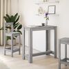 vidaXL Table de bar sonoma gris 102x50x103,5 cm bois d'ing&eacute;nierie