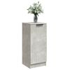 vidaXL Buffet Gris b&eacute;ton 30x30x70 cm Bois d'ing&eacute;nierie
