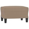 vidaXL Ensemble de canap&eacute;s 3 pcs avec coussins cappuccino similicuir