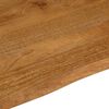 vidaXL Dessus de table &agrave; bord vivant 60x60x3,8 cm bois massif manguier
