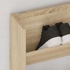 vidaXL Armoire &agrave; chaussures murale ch&ecirc;ne Sonoma bois d'ing&eacute;nierie