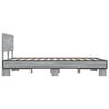 vidaXL Cadre de lit sans matelas sonoma gris 120x200 cm