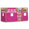 vidaXL Lit superpos&eacute; sans matelas rose 75x190 cm bois de pin massif