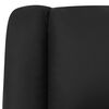 vidaXL Fauteuil inclinable noir cuir v&eacute;ritable