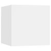 vidaXL Ensemble de meubles TV 8 pcs Blanc Bois d'ing&eacute;nierie