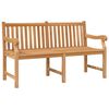 vidaXL Banc de jardin 150 cm bois de teck massif