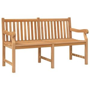 vidaXL Banc de jardin 150 cm bois de teck massif