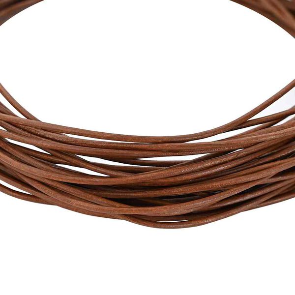vidaXL Corde en Cuir Marron Clair &Oslash;1,5 mm x 10 m Cuir