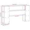 vidaXL T&ecirc;te de lit avec rangement cire marron 150cm bois massif de pin
