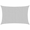 vidaXL Voile d'ombrage gris clair 7x6 m 100% polyester oxford