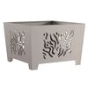vidaXL Braise Marron 60 x 60 x 40 cm Acier