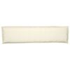 vidaXL Set de coussins de palette 2 pcs Cr&egrave;me 150 x 40 x 8 cm