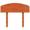 vidaXL T&ecirc;te de lit cire marron 75 cm bois massif de pin