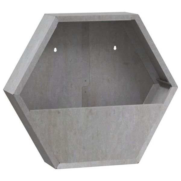 vidaXL Jardini&egrave;res murales 2 pcs Rouill&eacute; Acier corten 46x10x40 cm