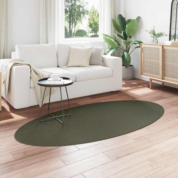 vidaXL Tapis HUARTE Vert for&ecirc;t 100 x 200 cm 100% Polyester