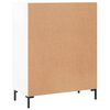 vidaXL Buffet Blanc brillant 69,5x34x90 cm Bois d'ing&eacute;nierie
