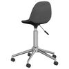 vidaXL Chaises pivotantes &agrave; manger lot de 6 Gris fonc&eacute; Tissu