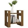 vidaXL Biblioth&egrave;que/Cloison Marron miel 60x35x57 cm Bois massif