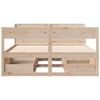 vidaXL Cadre de lit sans matelas 150x200 cm bois de pin massif
