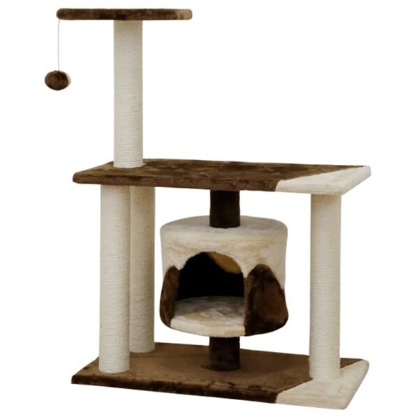 Kerbl Arbre &agrave; chat Jade Pro 96 cm Marron et beige