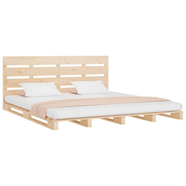 vidaXL Cadre de lit sans matelas 200x200 cm bois massif de pin