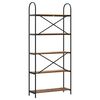 vidaXL &Eacute;tag&egrave;re Bois ancien 80 x 30 x 183 cm Bois d'ing&eacute;nierie