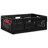 vidaXL Bo&icirc;te pliable 60x40x22 cm Noir 46 L