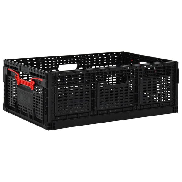 vidaXL Bo&icirc;te pliable 60x40x22 cm Noir 46 L