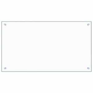 vidaXL Dosseret de cuisine Transparent 90x50 cm Verre tremp&eacute;