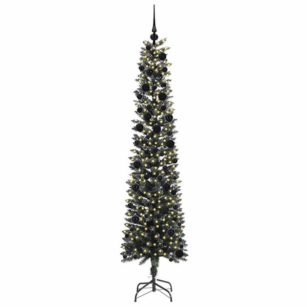 vidaXL Sapin de No&euml;l artificiel Vert 240 cm PVC, plastique et acier