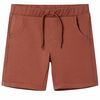 Short pour enfants avec cordon de serrage marron 104
