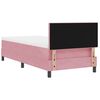 vidaXL Lit &agrave; ressorts avec matelas Rose 80 x 200 cm Velours