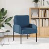 vidaXL Canap&eacute;s avec coussin 55cm Bleu Contreplaqu&eacute;