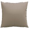 vidaXL Coussins d&eacute;coratifs lot de 4 taupe 40x40 cm Tissu