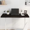 vidaXL Dessus de table marron fonc&eacute; bois ch&ecirc;ne massif trait&eacute;