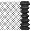 vidaXL Cl&ocirc;ture &agrave; mailles Acier 15 x 1 m Gris