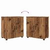 vidaXL Ensemble de mobilier de salle de bain 3 pcs Bois Ancien