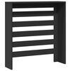 vidaXL Cache-radiateur noir 78x20x82 cm bois d'ing&eacute;nierie
