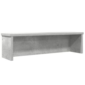 vidaXL &Eacute;tag&egrave;re de cuisine empilable gris b&eacute;ton 50x15x16 cm