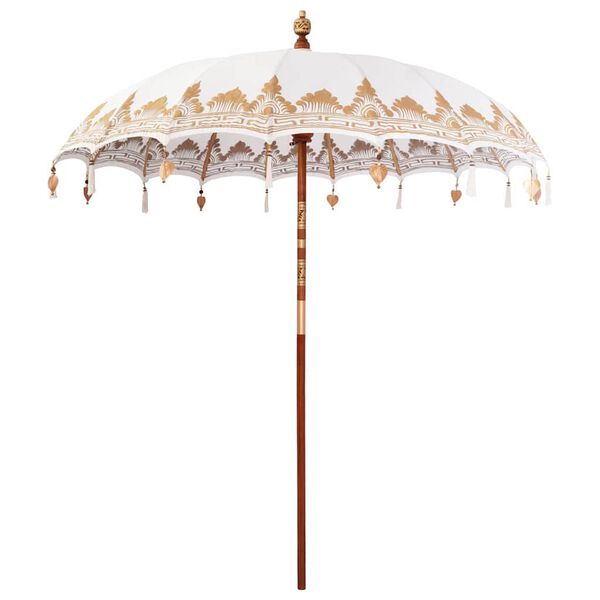 vidaXL Parasol balinais Cr&egrave;me 215 x 215 x 260 cm