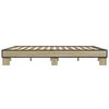 vidaXL Cadre de lit sans matelas ch&ecirc;ne sonoma 180x200 cm