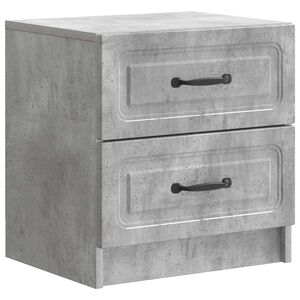 vidaXL Cabinet de chevet Gris b&eacute;ton 43 x 34,5 x 44,5 cm