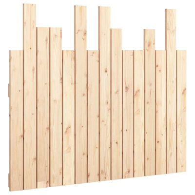 vidaXL Tête de lit murale 95,5x3x80 cm Bois massif de pin