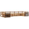vidaXL Ensemble de canap&eacute;s d'ext&eacute;rieur 7 pcs Naturel
