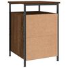 vidaXL Tables de chevet 2pcs Ch&ecirc;ne marron 40x42x60cm Bois d'ing&eacute;nierie