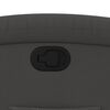 vidaXL Fauteuil inclinable gris cuir v&eacute;ritable