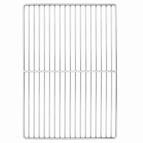vidaXL Grille de barbecue Argent&eacute; 47 x 32,5 cm Acier inoxydable