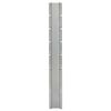 vidaXL Poteaux de cl&ocirc;ture 10 pcs argent&eacute; 160 cm acier galvanis&eacute;