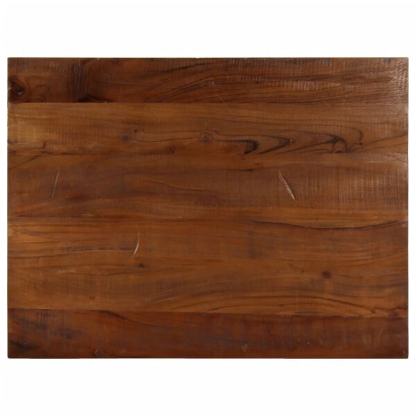 vidaXL Dessus de table 70x60x2,5 cm rectangulaire bois massif r&eacute;cup&eacute;r&eacute;